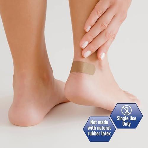 MED PRIDE Hypoallergene Pflaster für empfindliche Haut, Latex- & Gummifrei, nicht haftendes Pad, steril, einzeln verpackt (3/4'' x 3'' - 100 Stück)