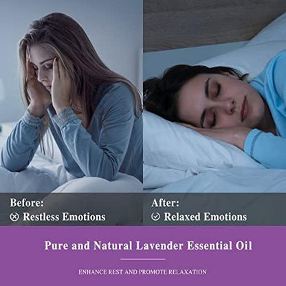 Lavendel Ätherisches Öl 100ml – MAYJAM Reines Lavendelöl für Diffuser, Massage, Seifen- und Kerzenherstellung – Große 3,38 Flaschen