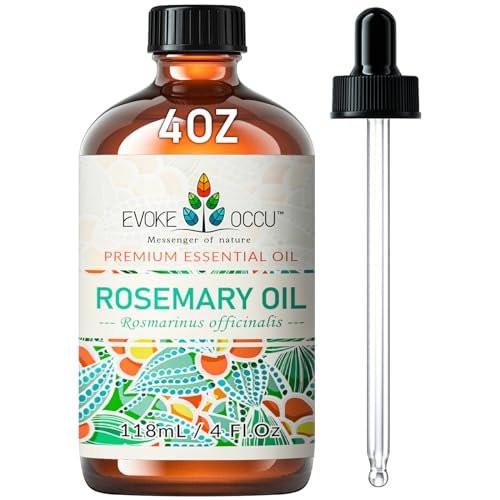 EVOKE OCCU Rosmarinöl für Haarwachstum, pflegende Kopfhaut, gegen Haarausfall und Schuppen – 118 ml