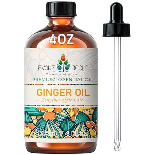 EVOKE OCCU Ingweröl für geistige Klarheit, Linderung von Muskelkater, Haarpflege, für Diffuser und Spray - 118 ml