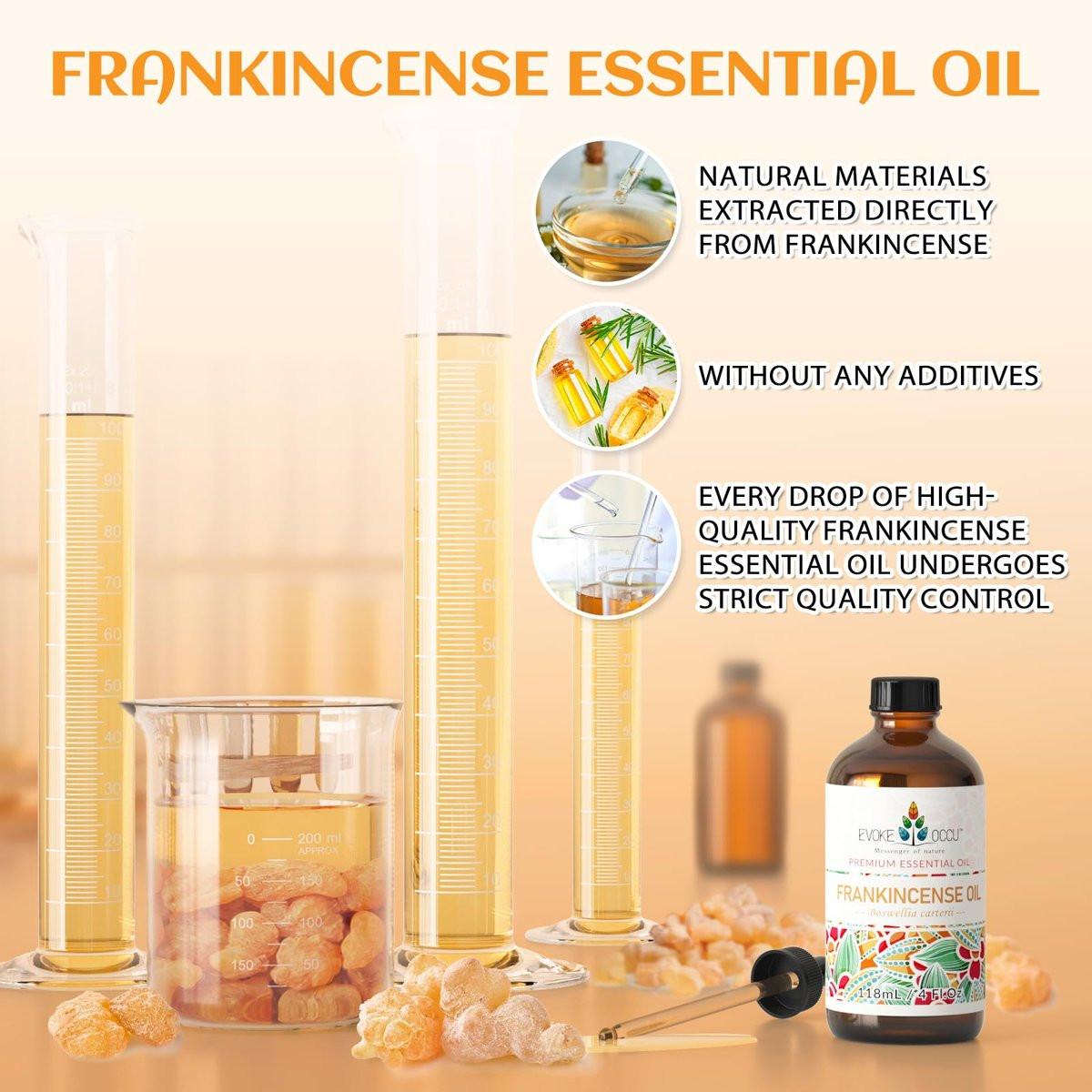 EVOKE OCCU Weihrauch Ätherisches Öl zur Linderung von Unwohlsein, Hautpflege, Rötungen & Schwellungen – 118 ml
