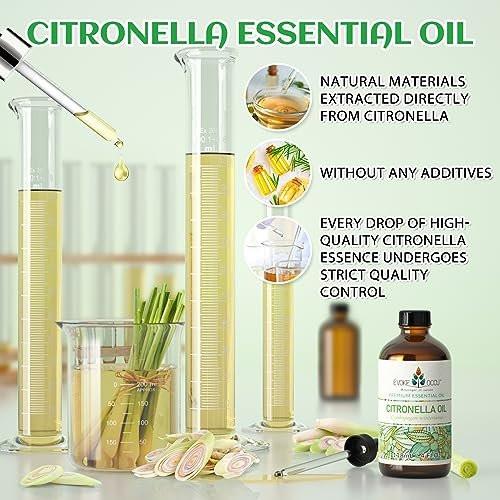 EVOKE OCCU Citronella Öl für Reinigung, Lufterfrischung, zum Sprühen und Diffuser - 118 ml