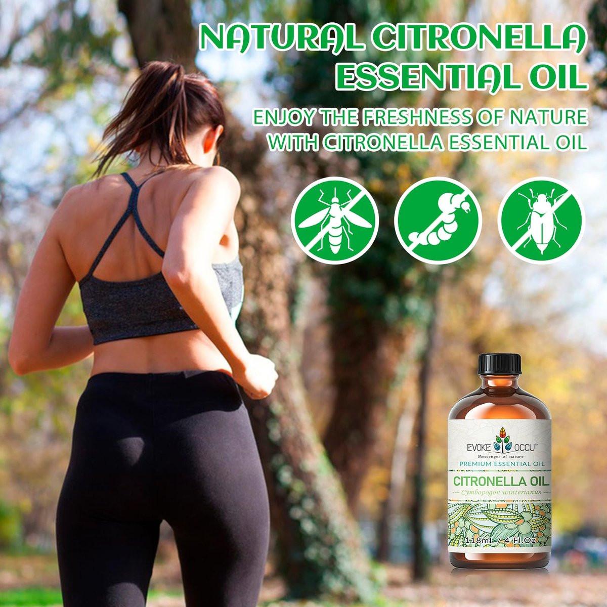EVOKE OCCU Citronella Öl für Reinigung, Lufterfrischung, zum Sprühen und Diffuser - 118 ml