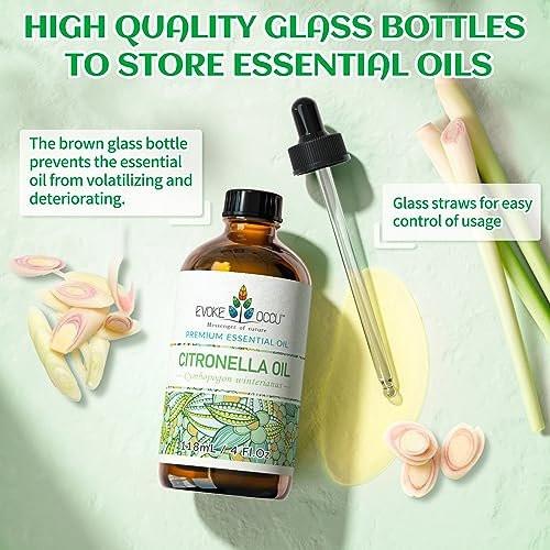 EVOKE OCCU Bergamot Ätherisches Öl für Diffuser, Hautentspannung & DIY Wolltrocknerbälle - 118 ml