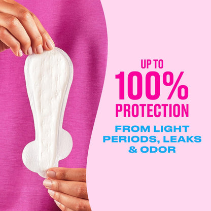 Carefree Slipeinlagen für Frauen, String-Einlagen, unverpackt, unparfümiert | Slipeinlagen für leichte Perioden und Auslaufschutz | 196 Stück (4 Packungen à 49 Stück)