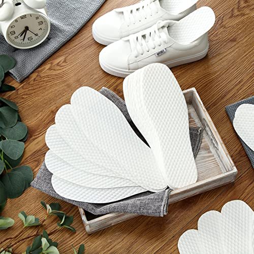 Geyoga 24 Paar Einweg-Schuhsohlen – Atmungsaktive, dünne Einlegesohlen für Damen und Herren, ideal zum Wandern, Laufen und für Alltagsschuhe