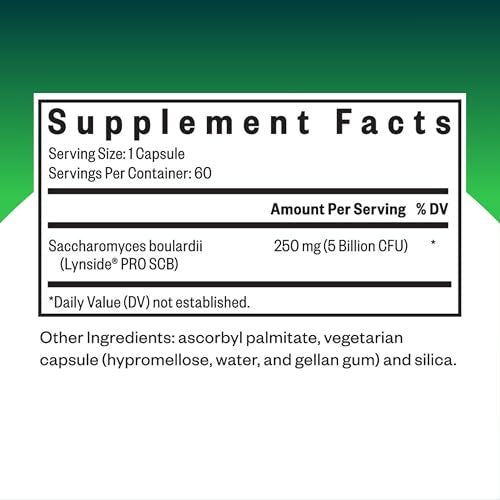 Seeking Health Saccharomyces Boulardii – Sanfte Verdauungsunterstützung für gesunde Darmbewegungen* – Fördert eine gute GI-Trakt-Umgebung & Mikrobiom auf Reisen* – Gluten- & laktosefrei – 60 Kapseln