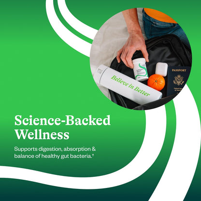 Seeking Health Saccharomyces Boulardii – Sanfte Verdauungsunterstützung für gesunde Darmbewegungen* – Fördert eine gute GI-Trakt-Umgebung & Mikrobiom auf Reisen* – Gluten- & laktosefrei – 60 Kapseln