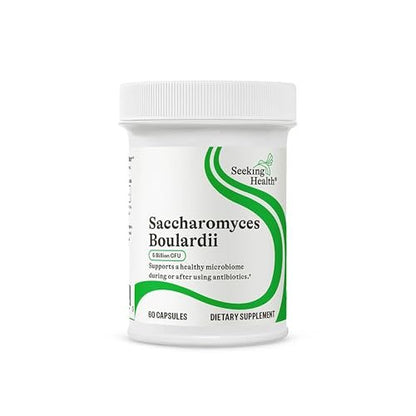 Seeking Health Saccharomyces Boulardii – Sanfte Verdauungsunterstützung für gesunde Darmbewegungen* – Fördert eine gute GI-Trakt-Umgebung & Mikrobiom auf Reisen* – Gluten- & laktosefrei – 60 Kapseln