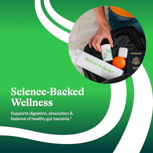 Seeking Health Saccharomyces Boulardii – Sanfte Verdauungsunterstützung für gesunde Darmbewegungen* – Fördert eine gute GI-Trakt-Umgebung & Mikrobiom auf Reisen* – Gluten- & laktosefrei – 60 Kapseln