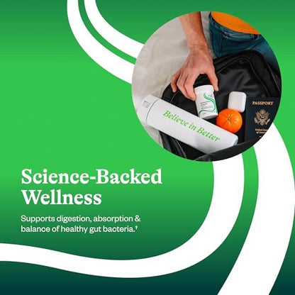 Seeking Health Saccharomyces Boulardii – Sanfte Verdauungsunterstützung für gesunde Darmbewegungen* – Fördert eine gute GI-Trakt-Umgebung & Mikrobiom auf Reisen* – Gluten- & laktosefrei – 60 Kapseln