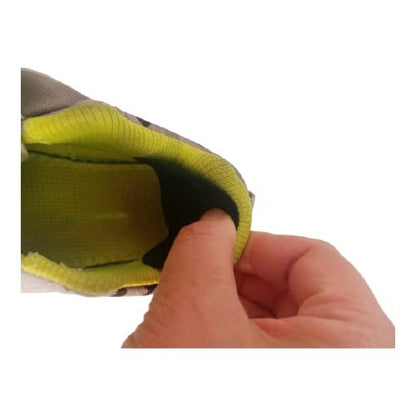 Fersenreparatur-Einlagen für Schuhe – Selbstklebende Flicken für Zehen/Ferse – 2 Paar Schwarz + 1 Paar Grau