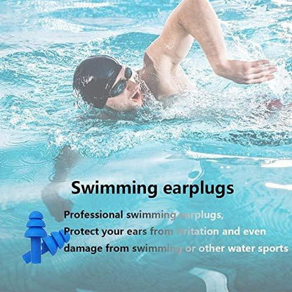 Ohrstöpsel zum Schlafen – Geräuschunterdrückend, wiederverwendbar, superweich, Silikon-Ohrstöpsel für Schlafen, Schwimmen, Schnarchen, Konzerte, Arbeit, laute Orte (8 Paare, 8 Farben)