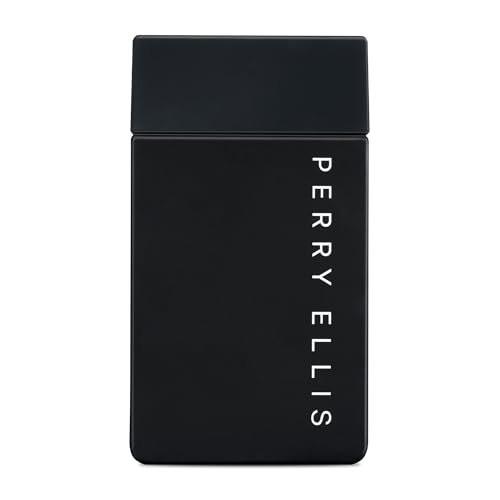 Perry Ellis Midnight Eau de Toilette für Herren – Lang anhaltendes Herrenparfüm mit warmen Hölzern, Zimt und Amber – 100 ml