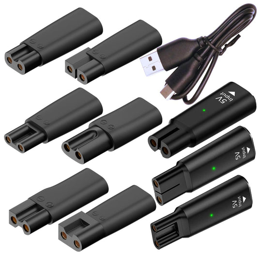 10er-Pack USB-C-Ladekabel Ersatz für Haarschneider, Barttrimmer, Rasierer, Tischlampen, Luftreiniger – HQ8505-kompatibel