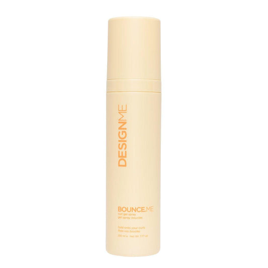 Design.Me BOUNCE.ME Curling Gel Spray | Locken-Gel-Spray ohne Frizz - Definition für Locken, Wellen, Coils | Nicht-klebrig, nicht-knusprig - Klimakontroll-Styling, 220 ml