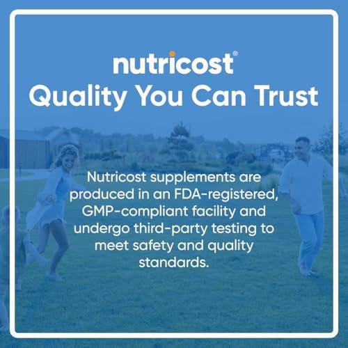 Nutricost Roter Reis 1200 mg, 120 Kapseln – 60 Portionen, pflanzliche Kapseln, Nicht-GVO, Glutenfrei