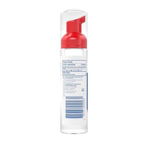 Band-Aid Antiseptische Reinigungslösung, Erste-Hilfe-Wundreiniger mit Benzalkoniumchlorid und Lidocain, 180 ml