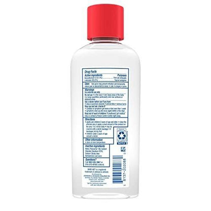 Band-Aid Antiseptische Reinigungslösung, Erste-Hilfe-Wundreiniger mit Benzalkoniumchlorid und Lidocain, 180 ml