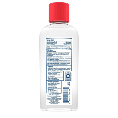 Band-Aid Antiseptische Reinigungslösung, Erste-Hilfe-Wundreiniger mit Benzalkoniumchlorid und Lidocain, 180 ml