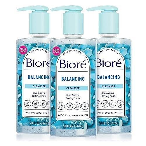 Bioré Gesichtsreiniger für Mischhaut, pH-ausgeglichener Reiniger, vegan, tierversuchsfrei, 6,77 oz, 3er-Pack
