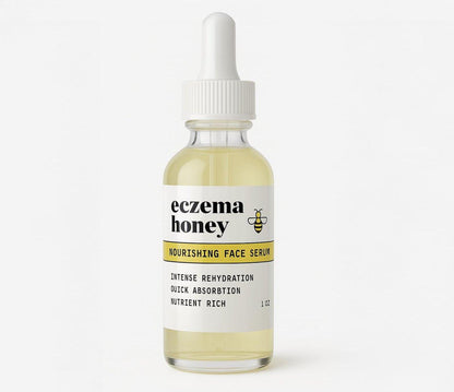 ECZEMA HONEY Nährendes Gesichtsserum – Tägliches Feuchtigkeitsserum – Gesichtsöl für Ekzeme, trockene & empfindliche Haut (30 ml)