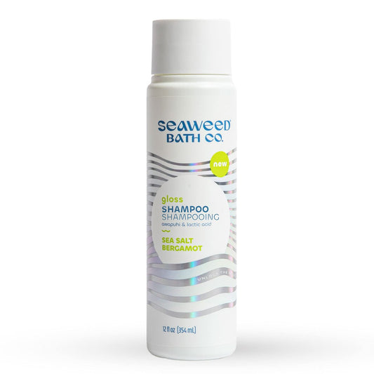 Gloss Shampoo mit Seetang, Meersalz & Bergamotte – 12 oz – The Seaweed Bath Co.