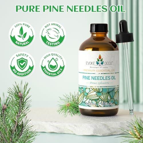 EVOKE OCCU Kiefernöl (Pinus sylvestris) für Diffuser – 118 ml – Frischer Duft für Aromatherapie, Haut- und Haarpflege, Seifen- und Kerzenherstellung