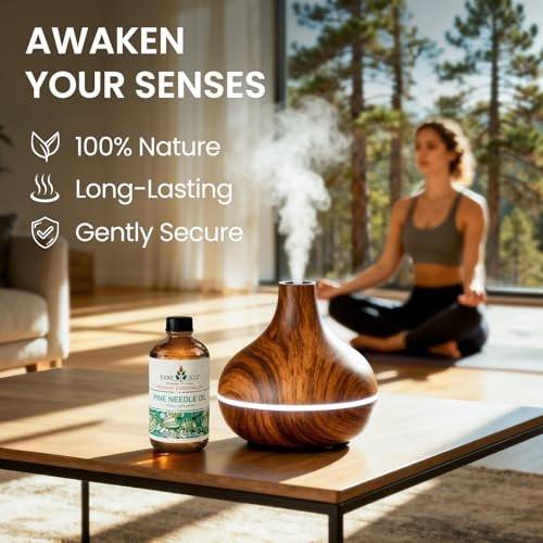 EVOKE OCCU Kiefernöl (Pinus sylvestris) für Diffuser – 118 ml – Frischer Duft für Aromatherapie, Haut- und Haarpflege, Seifen- und Kerzenherstellung