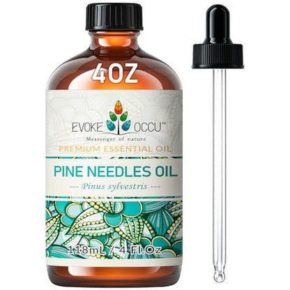 EVOKE OCCU Kiefernöl (Pinus sylvestris) für Diffuser – 118 ml – Frischer Duft für Aromatherapie, Haut- und Haarpflege, Seifen- und Kerzenherstellung