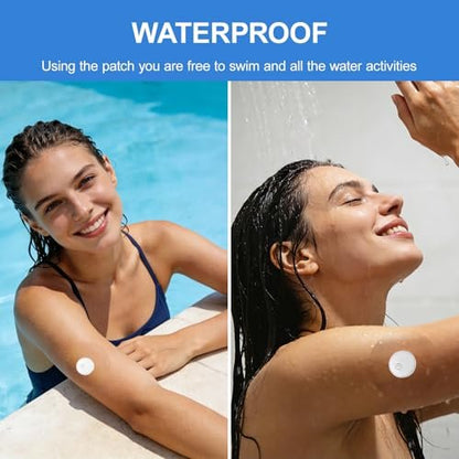 20 Stück Freestyle Libre 3 Abdeckungen wasserdicht, kein klebriges Zentrum, langlebig, hautfreundlich, vorgeschnittenes Rückpapier, einfaches Anbringen/Entfernen, klare Klebepflaster für Sport, Schwimmen & täglichen Gebrauch
