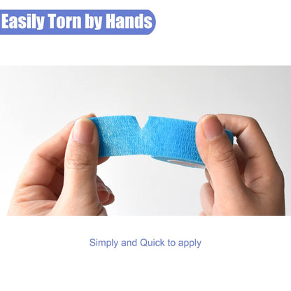 Gondiane 9er-Pack Selbstklebende Bandage 1 Zoll x 5 Yards – Atmungsaktive Kohäsivbinde für Knöchel, Handgelenk, Finger, Sport und Haustiere (Mehrfarben)