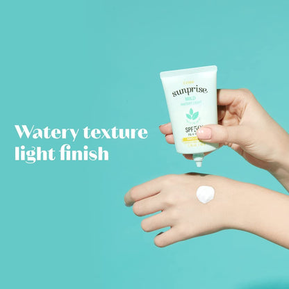 ETUDE Sunprise Mild Weightless Watery Light Texture SPF50+/PA+++ 50ml – Leichter Sonnenschutz für empfindliche Haut | Koreanische Hautpflege
