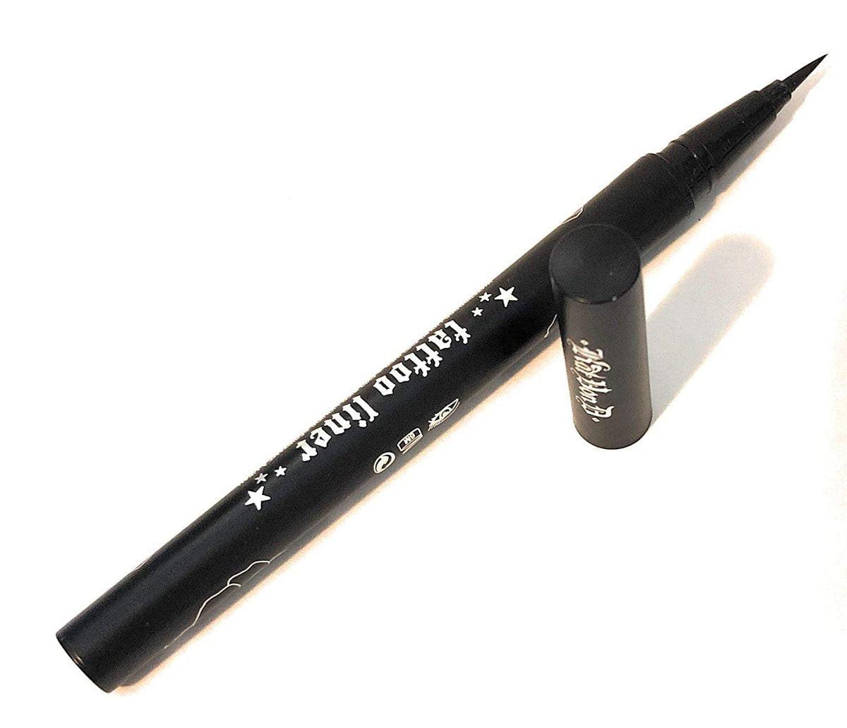 Kat Von D Tattoo Liner Waterproof Liquid Eyeliner - Trooper Black (1 Stück, Originalgröße, unverpackt)