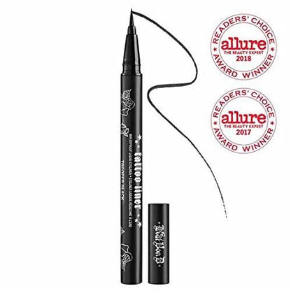 Kat Von D Tattoo Liner Waterproof Liquid Eyeliner - Trooper Black (1 Stück, Originalgröße, unverpackt)