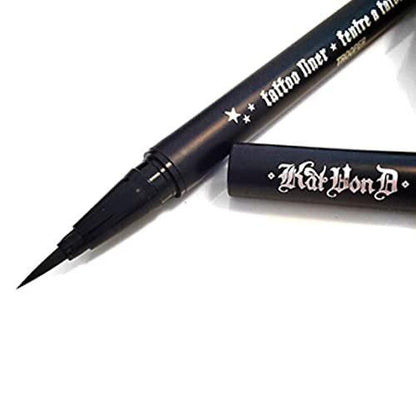 Kat Von D Tattoo Liner Waterproof Liquid Eyeliner - Trooper Black (1 Stück, Originalgröße, unverpackt)