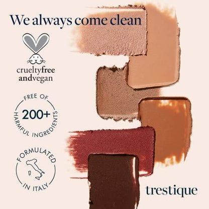 TRE'STIQUE Mini Augen Make-up und Lippen Make-up Set – Smaragd, Rosa, Lila
