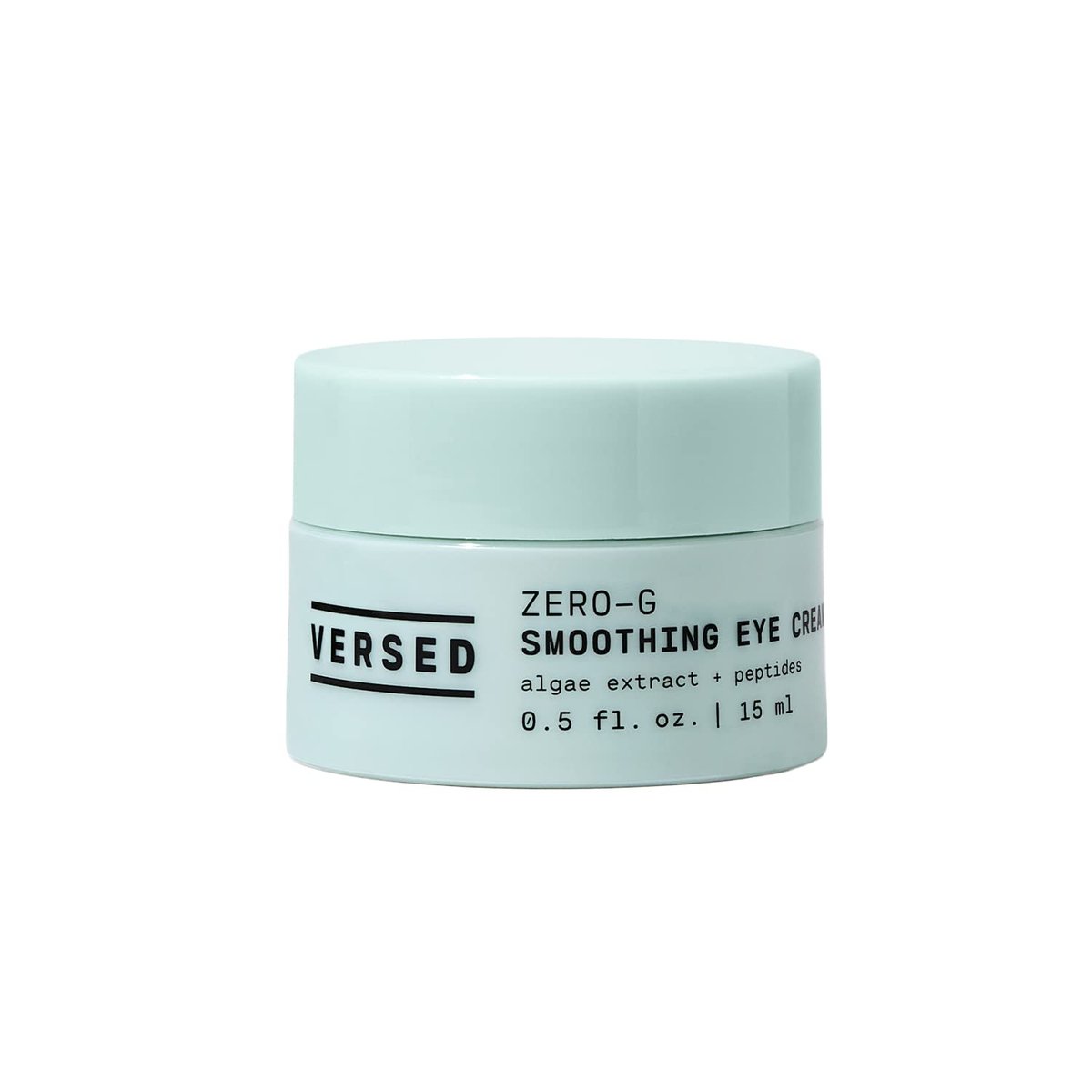 Versed Zero-G Glättende Augencreme – mit Algenextrakt, festigenden Peptiden und pflegendem Olivenöl – Vegane Augencreme gegen Falten und feine Linien (15 ml)