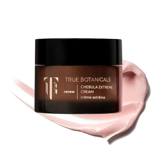 True Botanicals Chebula Extreme Cream | Anti-Aging Feuchtigkeitscreme mit Hyaluronsäure | Behandelt feine Linien & Falten | Für trockene & empfindliche Haut | Dermatologisch getestet, natürlich, vegan | 50 ml