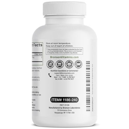 Bronson Baldrianwurzel Kapseln - Valerian Officinalis - Fördert Entspannung - Non-GMO, Sojafrei, Glutenfrei, 240 vegetarische Kapseln