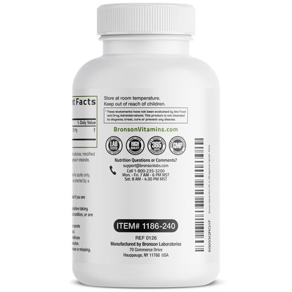 Bronson Baldrianwurzel Kapseln - Valerian Officinalis - Fördert Entspannung - Non-GMO, Sojafrei, Glutenfrei, 240 vegetarische Kapseln