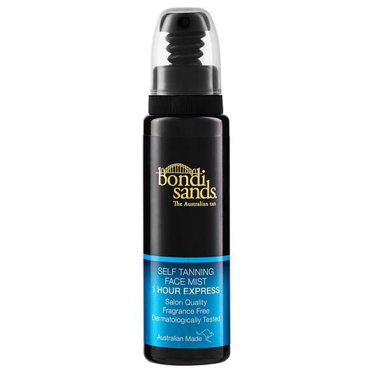Bondi Sands 1 Hour Express Selbstbräuner Gesichtsspray | Leichte Dual-Action Formel, dermatologisch getestet, geeignet für empfindliche Haut | 70 ml