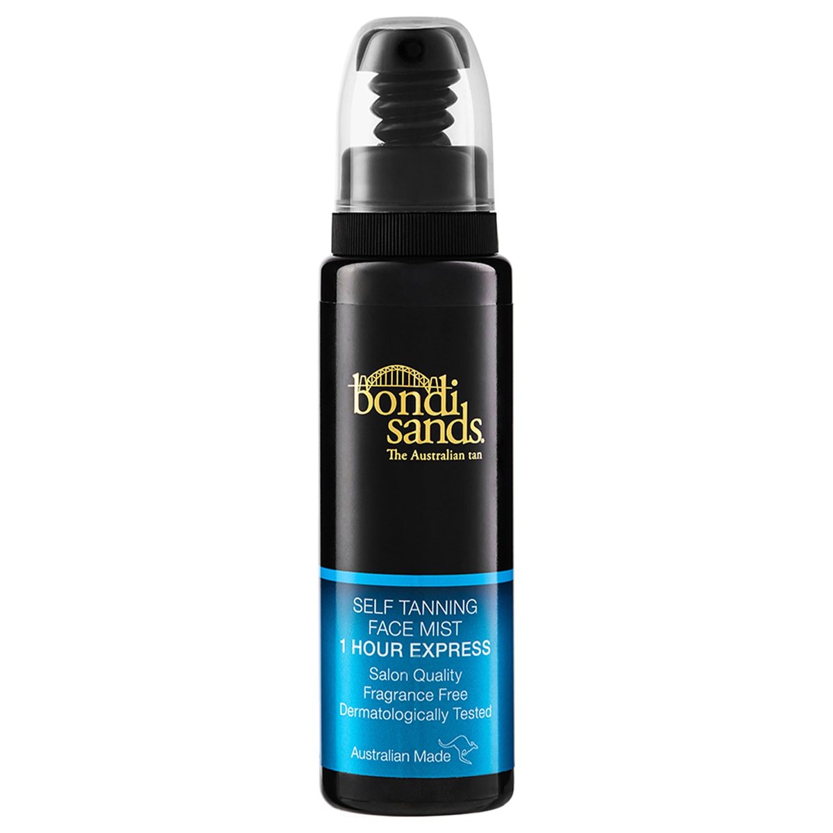 Bondi Sands 1 Hour Express Selbstbräuner Gesichtsspray | Leichte Dual-Action Formel, dermatologisch getestet, geeignet für empfindliche Haut | 70 ml
