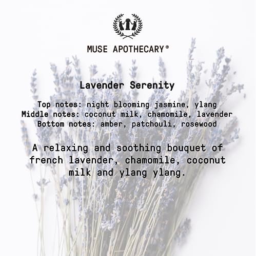 Muse Apothecary Linen Ritual – Aromatisches, beruhigendes und entspannendes Wäschespray mit ätherischen Ölen – 2er-Pack (8 oz) Amber Cashmere