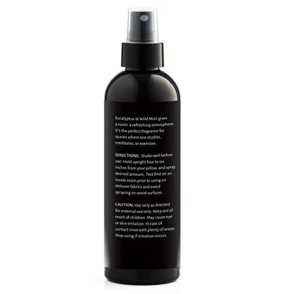Aromasong Eukalyptus & Wilde Minze Kissen-Spray - Natürliches Leinen- und Schlafenszeit-Mist für tiefen Schlaf - Aromatherapie-ätherische Öle zum Schlafen