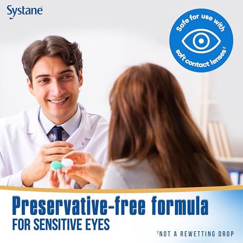 Systane COMPLETE Konservierungsmittelfreie Augentropfen bei Trockenheit, 0,34 fl oz, mit Propylenglykol 0,6%, Mehrdosen-Befeuchtungstropfen für Reizungen & Trockenheit, Hydratisierend & Beruhigend
