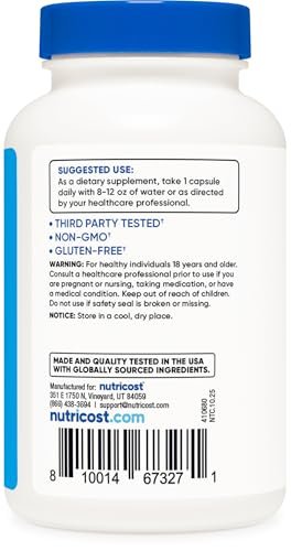 Nutricost Electrolyte Complex Advanced Hydration – 120 Kapseln mit 8 Elektrolyten & Vitaminen, glutenfrei, nicht-GVO, vegetarisch