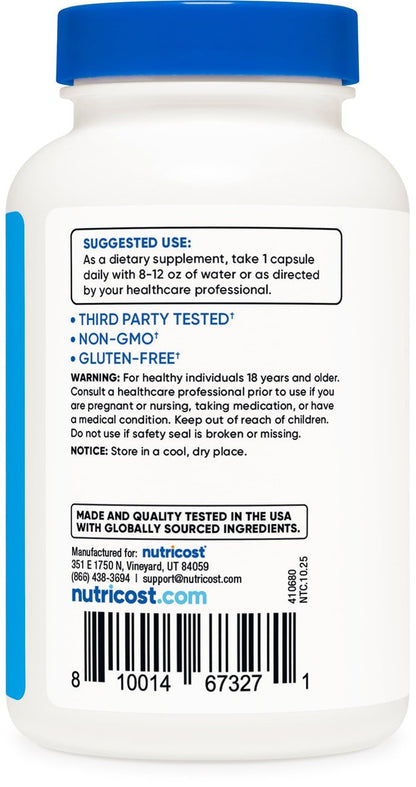 Nutricost Electrolyte Complex Advanced Hydration – 120 Kapseln mit 8 Elektrolyten & Vitaminen, glutenfrei, nicht-GVO, vegetarisch