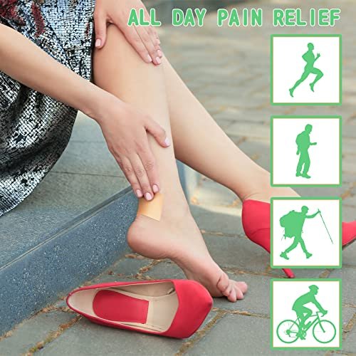 Tondiamo 6 Rollen Blasenpflaster Anti-Scheuer-Pad Zehenbandage Schaumstoff wasserdicht für Spitzenschuh, Hand, Fuß, Ferse, Zehe, Hautschutz (2,5 cm x 4,5 m)