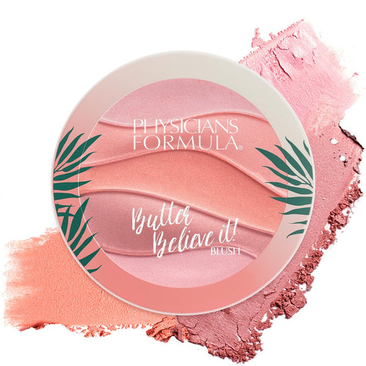 Physicians Formula Butter Believe It Blush Puder - Pink Sands | Murumuru Butter | Für empfindliche Haut | Dermatologisch getestet